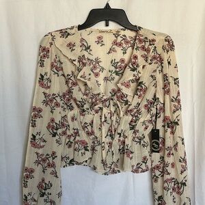 Liberty Love - Floral Cream Top
